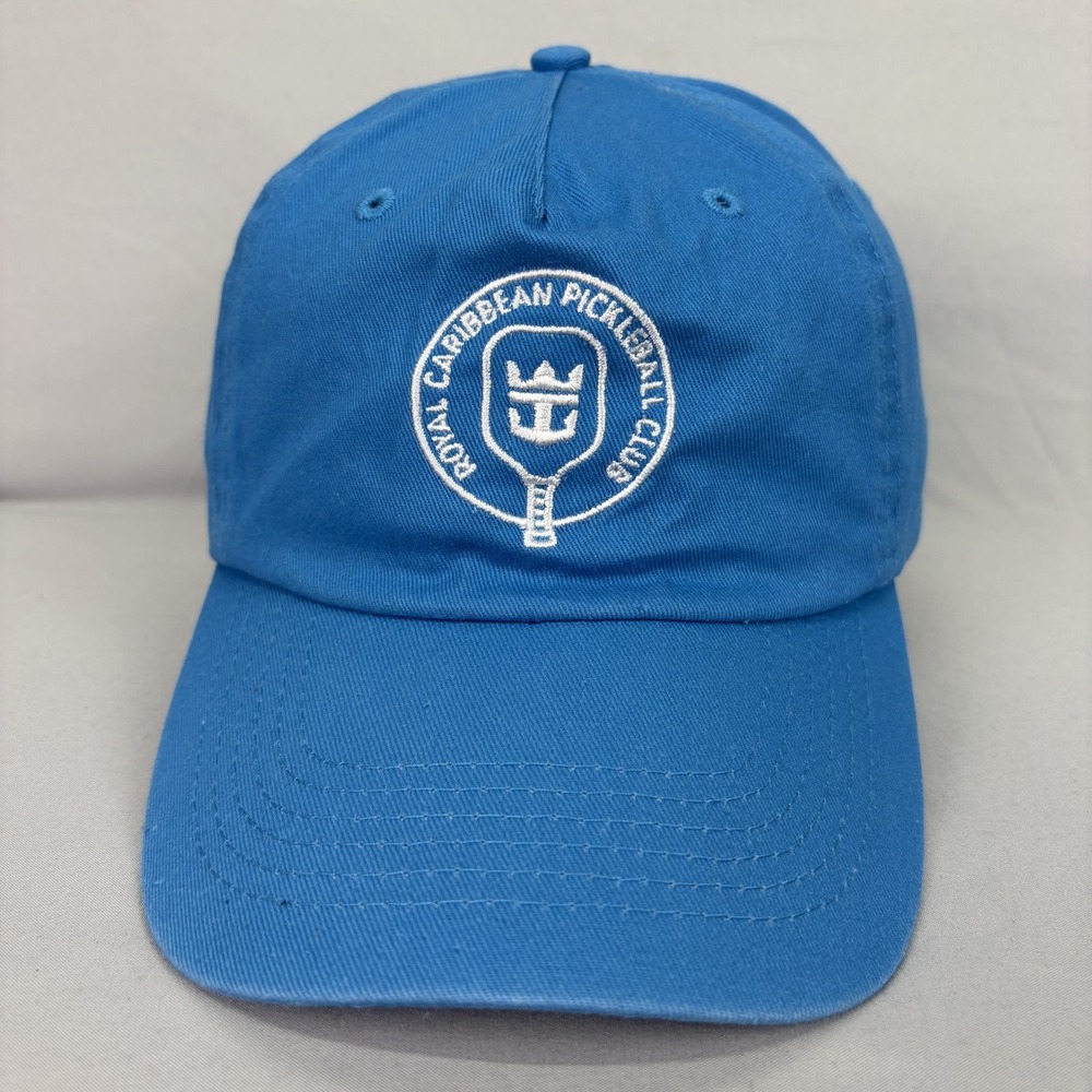 Royal Caribbean Pickleball Club Hat Unisex OSFM Blue Embroidered Baseball Cap